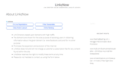 Desktop Screenshot of linkznow.com