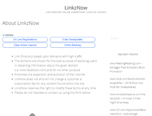 Tablet Screenshot of linkznow.com